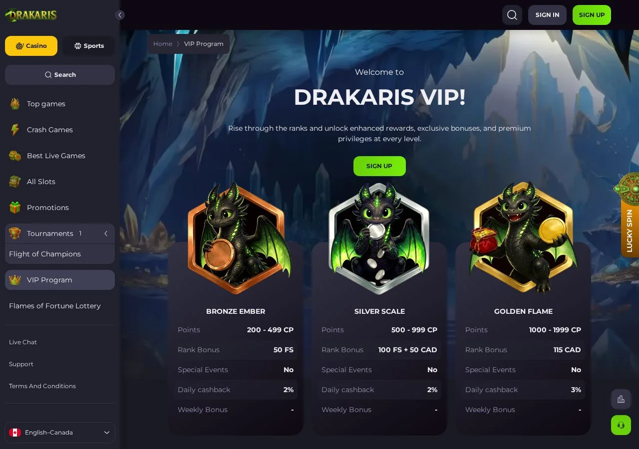Drakaris bonus banner
