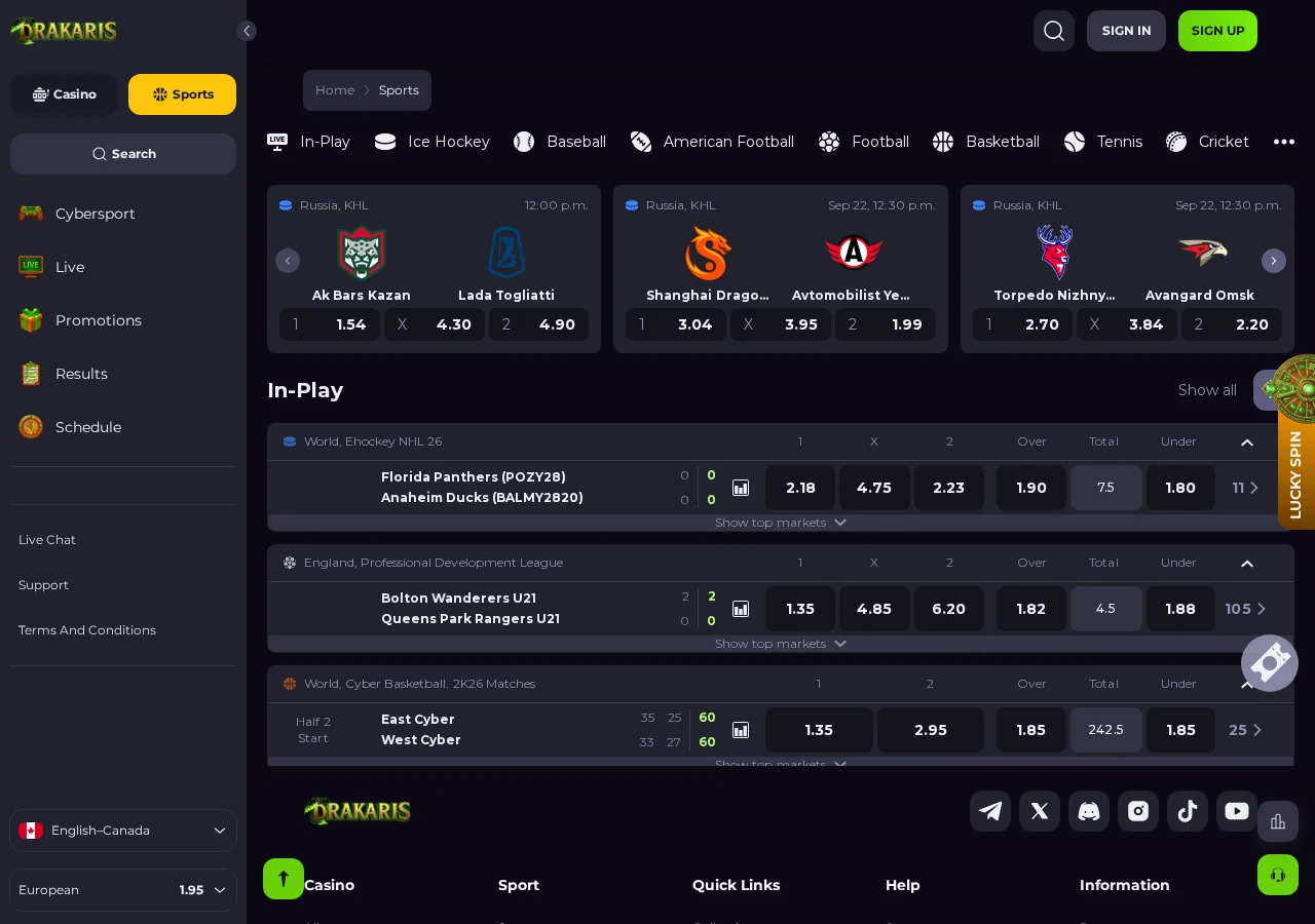 Drakaris sports coverage